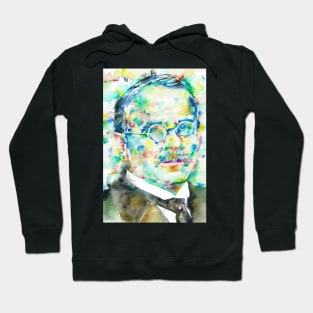 CARL JUNG - watercolor portrait .4 Hoodie